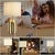 Imagen de Lámparas de Mesa Metal Touch USB Led 2 Piezas Regulables Modernas Doradas