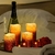 Velas Artificiales Led 8 Piezas Cera Pilas Glitter Control Rojo en internet