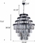 Candelabro de Cristal k9 Elegante Lujo Glam Moderno 82cm - Lux Home México 