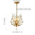 Lampara Techo Candelabro Cristal Elegante Lujo Led Vintage árbol