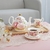 Set Te Cafe Britanico Floral Porcelana Para 6 Elegante Lujo - comprar en línea