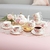 Set Te Cafe Britanico Floral Porcelana Para 6 Elegante Lujo