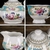 Set Te Cafe Britanico Floral Porcelana Para 6 Rosas Europeo Retro - Lux Home México 