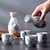 Juego De Sake Original Japones Porcelana Azul Tradicional - Lux Home México 