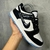 Air Jordan Low Preto e Branco Brilhante