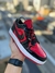 Air Jordan Low Preto e Vermelho brilhante