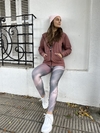 Calza larga lycra de seda oleo pastel