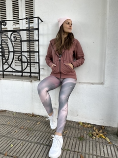 Calza larga lycra de seda oleo pastel