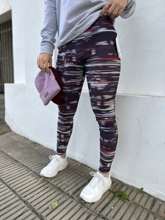 Calza larga lycra de seda estampada tokio - comprar online