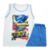 Pijama Infantil Masculino Regata Com Bermuda Verão Estampado