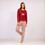 Pijama Inverno Feminino Adulto Dellas Estampas Malha Premium - loja online