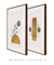 Conjunto 2 Quadros Decorativos Sombra e Ouro - comprar online