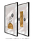 Conjunto 2 Quadros Decorativos Sombra e Ouro - loja online