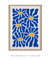 Quadro Decorativo Botanical Floral Azul