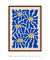 Quadro Decorativo Botanical Floral Azul - OrofinoDecor