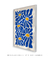 Quadro Decorativo Botanical Floral Azul - comprar online