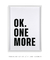 Quadro Decorativo Ok One More - OrofinoDecor