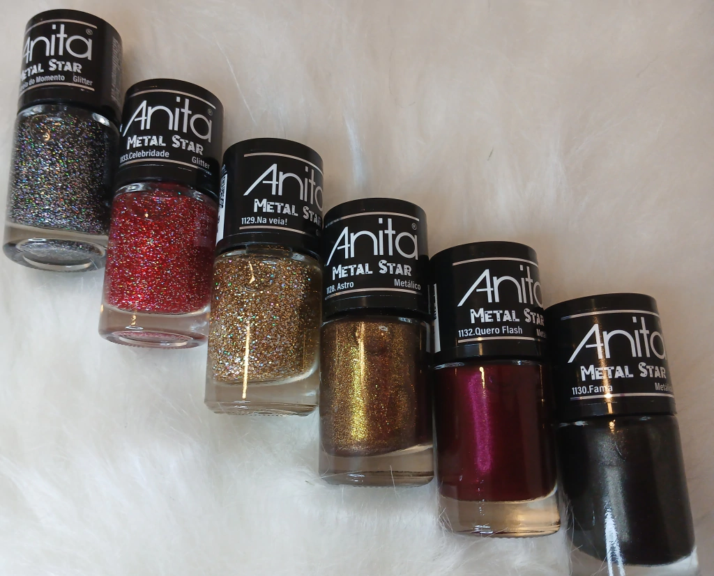 Coleção Metal Star Esmaltes Anita (6 cores)