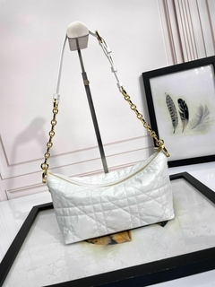 Bolsa Christian Dior em couro metálasse Médio - comprar online