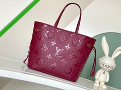 Bolsa Louis Vuitton Neverfull Couro Empreinte Vinho