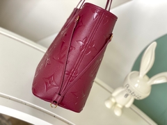 Bolsa Louis Vuitton Neverfull Couro Empreinte Vinho na internet