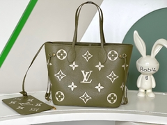 Bolsa Louis Vuitton Neverfull Couro Empreinte Verde