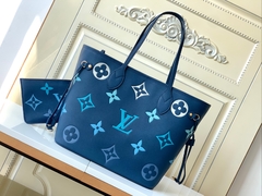 Bolsa Louis Vuitton Neverfull Couro Empreinte Azul