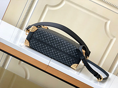 Bolsa Louis Vuitton Baú Preta Retrô