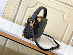 Bolsa Louis Vuitton Baú Preta Retrô - comprar online