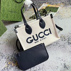 Bolsa Gucci quadrada pequena feita tecido com couro - comprar online