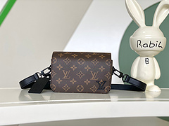 Bolsa Louis Vuitton Alça tecido em preto / monogram