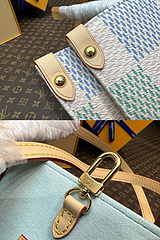 Bolsa Louis Vuitton Modelo Quadrado Quadriculada na internet