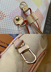 Bolsa Louis Vuitton Neverfull quadriculada na internet