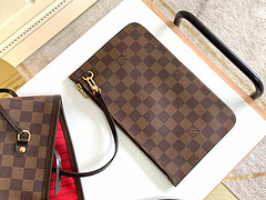 Bolsa Louis Vuitton Neverfull Tote MM Damier escura - Elegância e Você