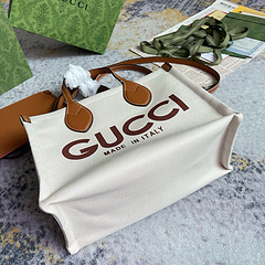 Bolsa Gucci quadrada pequena feita tecido com couro - loja online