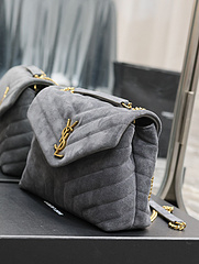 Bolsa YSL Saint Laurent Loulou veludo - loja online