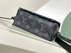 Bolsa Louis Vuitton Alça tecido em preto / monogram