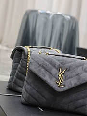 Bolsa YSL Saint Laurent Loulou veludo