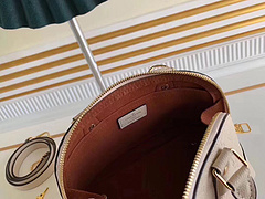 Bolsa Louis Vuitton alto relevo alça de mão tamanho Médio 25 cm - loja online