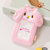 Paquete de 10 CardHolder Peluche Sanrio Fanmade My Melody Rosa con Orejas