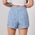 Short Feminino com Laço Estampa Ditsy Floral na internet