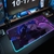 League of Legends - Mouse Pad da Jinx bordado com LED! - Wild Rift