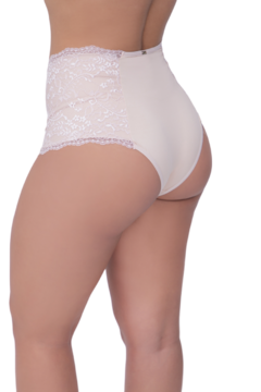 CALCINHA HOT PANT TECIDO DUPLO COM LATERAL EM RENDA - 11803 - comprar online