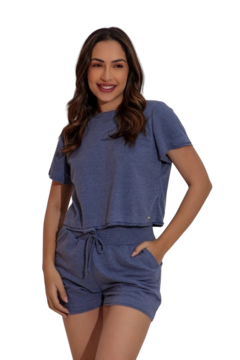 PIJAMA ROUPA SHORT C COS ALTO E BLUSA TREND - 22215 - loja online