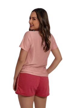 PIJAMA CONFORT T-SHIRT COM DETALHE - 22201 - comprar online