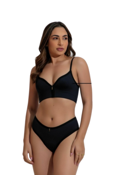 SUTIÃ ABRIGO TOP CROPPED SEM BOJO REFORCADO COM BUSTO PRE MOLDADO PLUS SIZE - 12348 na internet