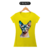 Camiseta feminina Sphynx Aquarela gato egípcio Amarela