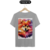 Camiseta masculina lulu da pomerânia - Coleção Aquarela Cinza