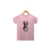 Camiseta Infantil Rosa Boxer Áries - Coleção Signos