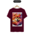 Camiseta masculina lulu da pomerânia - Coleção Aquarela Vinho